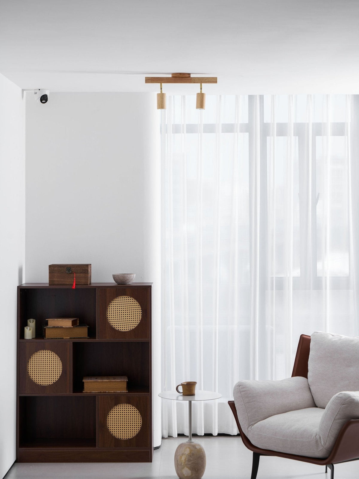 Telluride Natural Wood Spotlight Ceiling Light
