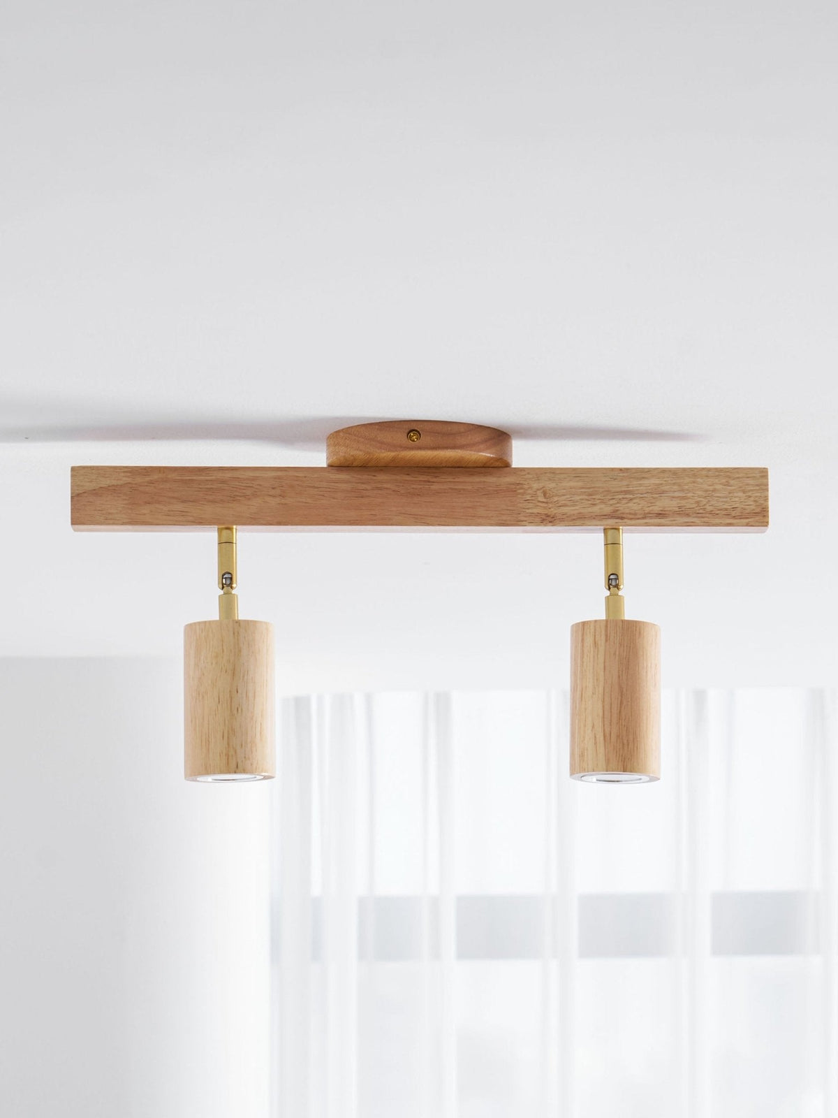 Telluride Natural Wood Spotlight Ceiling Light