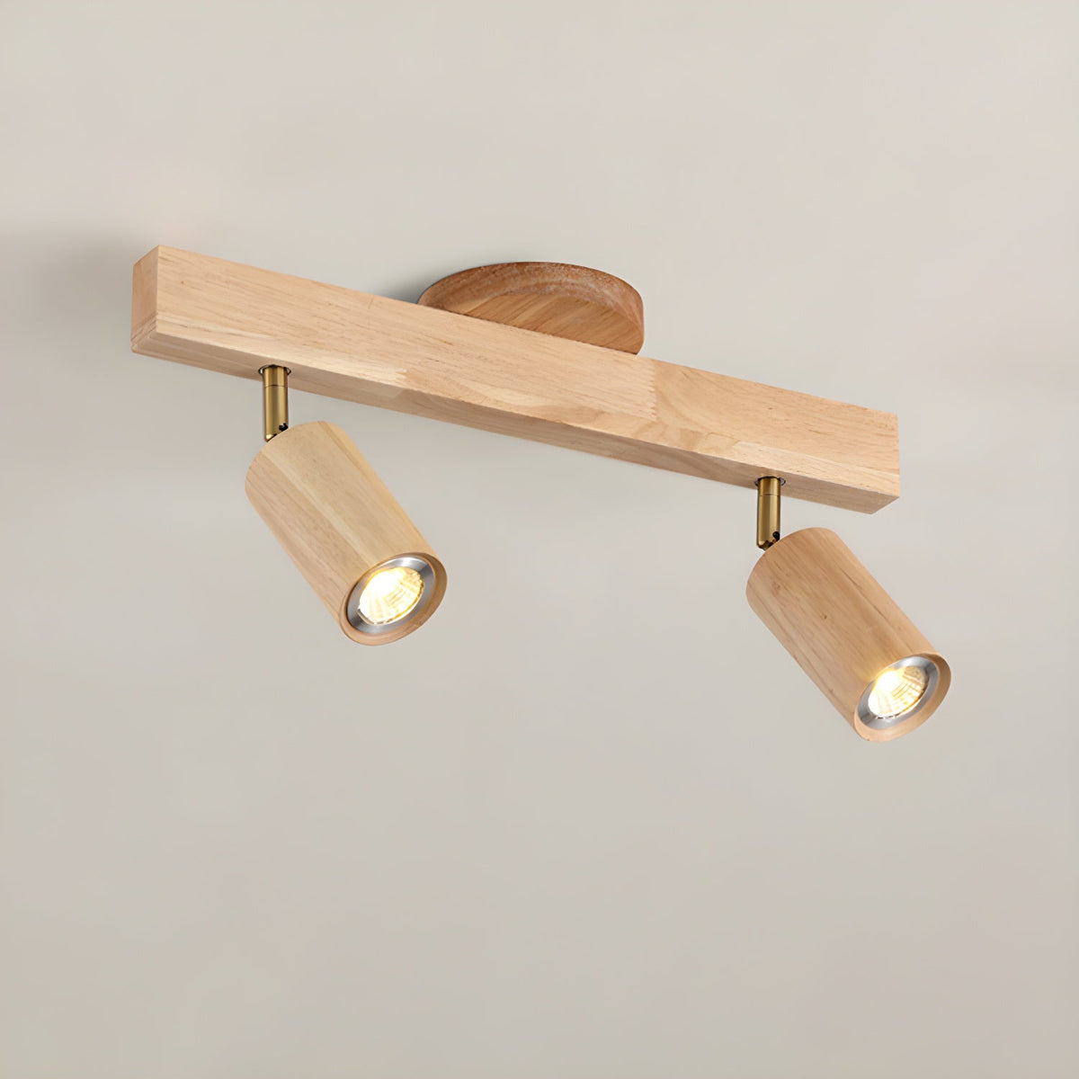 Telluride Natural Wood Spotlight Ceiling Light