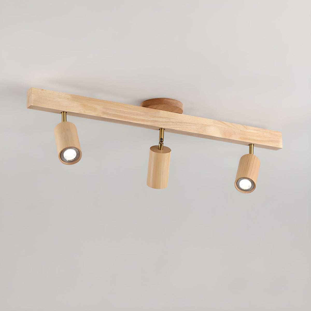 Telluride Natural Wood Spotlight Ceiling Light