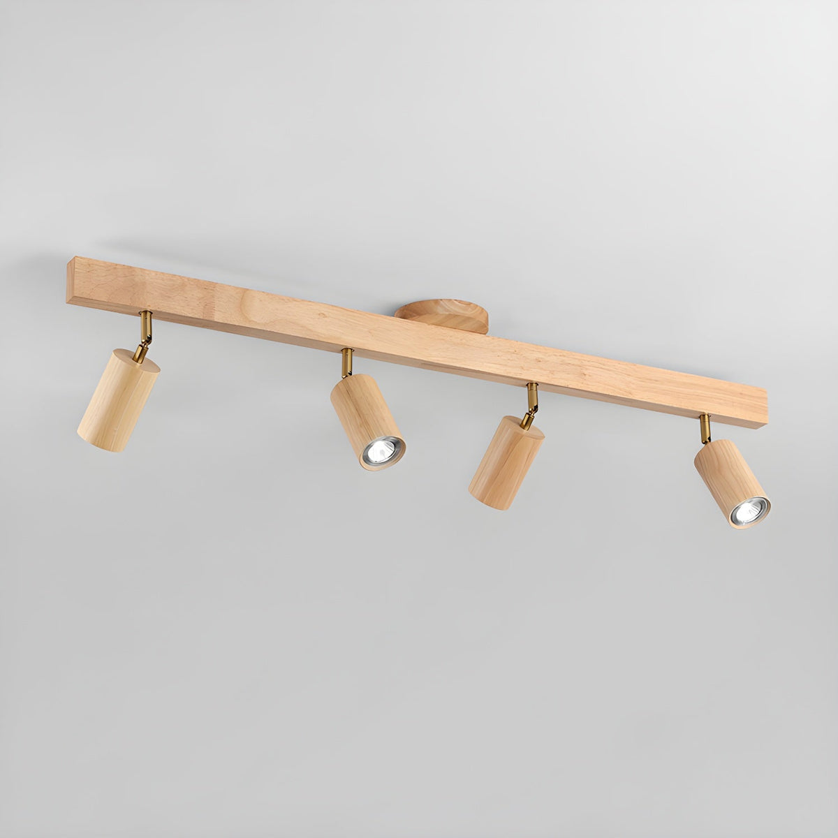 Telluride Natural Wood Spotlight Ceiling Light