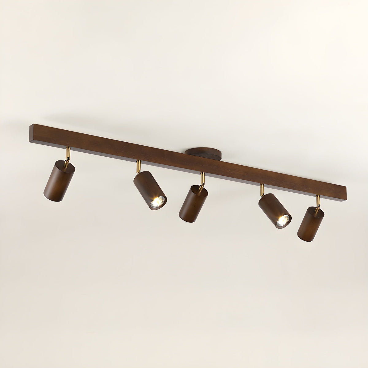 Telluride Natural Wood Spotlight Ceiling Light