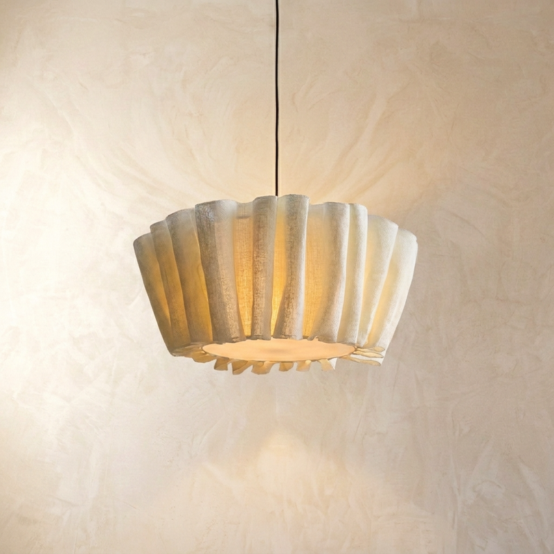 Nordic Vintage Handmade Fabric Pendant Light