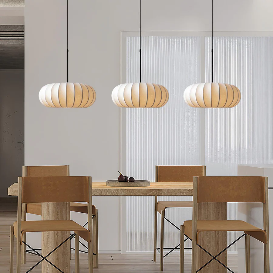 Japanese Wabi Sabi Oval Pendant Light