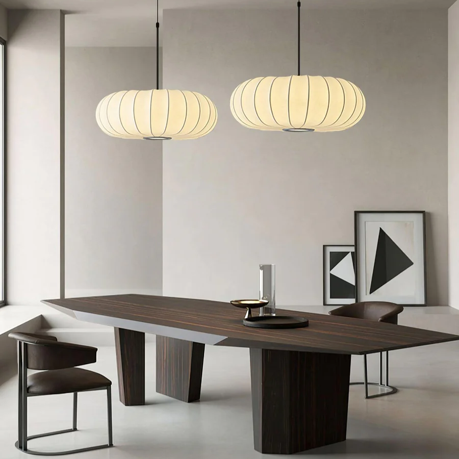 Japanese Wabi Sabi Oval Pendant Light