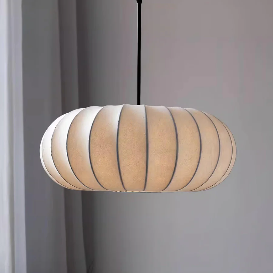 Japanese Wabi Sabi Oval Pendant Light