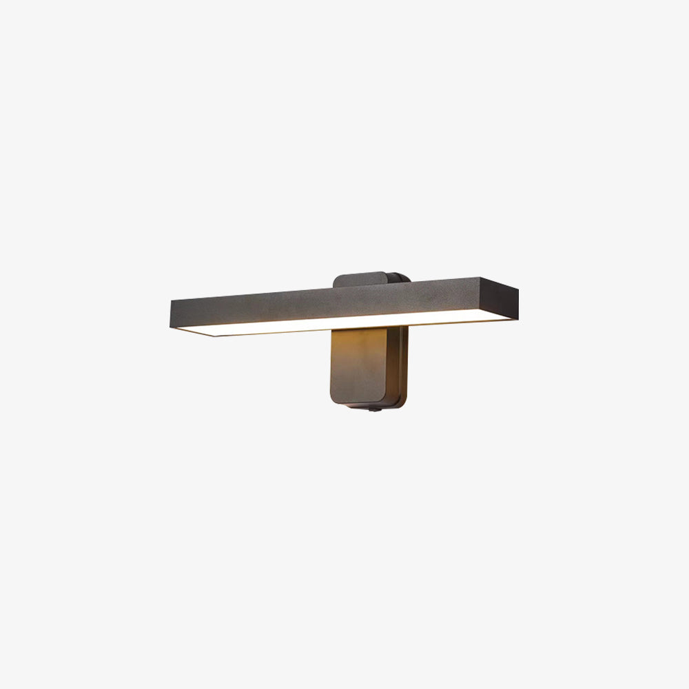 Halven | IP65 Hardwired Outdoor Wall Light in Aluminium with Warm White LED, Wall Switch or Motion Sensor