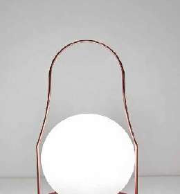 Cordless Lantern Lamp — Brushed Brass Rechargeable Table Lamp, 3 Colors