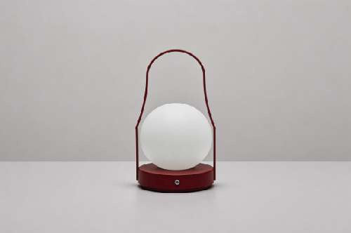 Cordless Lantern Lamp — Brushed Brass Rechargeable Table Lamp, 3 Colors