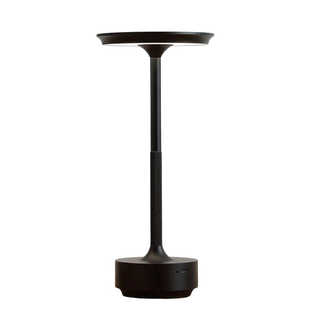 Cordless Touch Table Lamp — Rechargeable Aluminum LED, 3 Light Colors