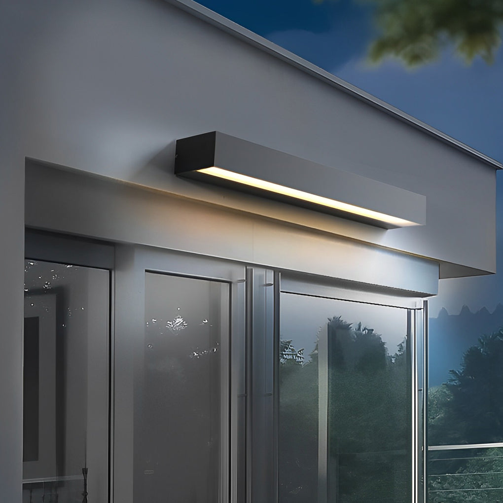 Exterior Porch Light Fixtures Modern Waterproof Door Number LED Light