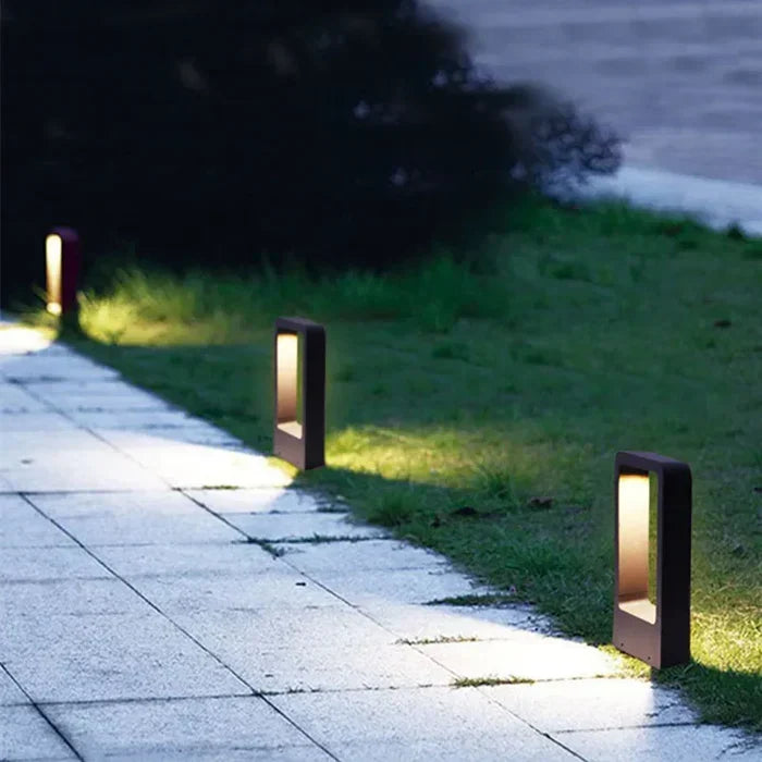 Scandinavian Outdoor Ground Lights Modern Pathway Design