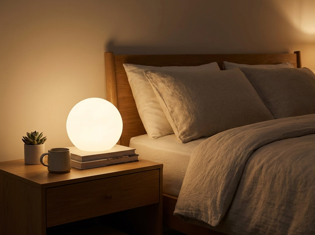 Cordless LED Moon Lamp — Rechargeable 16-Color Table Lamp with Remote