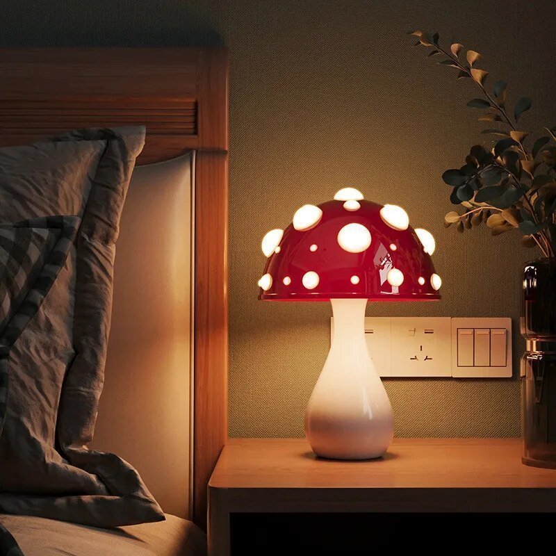 Napa Dotted Mushroom Table Lamp