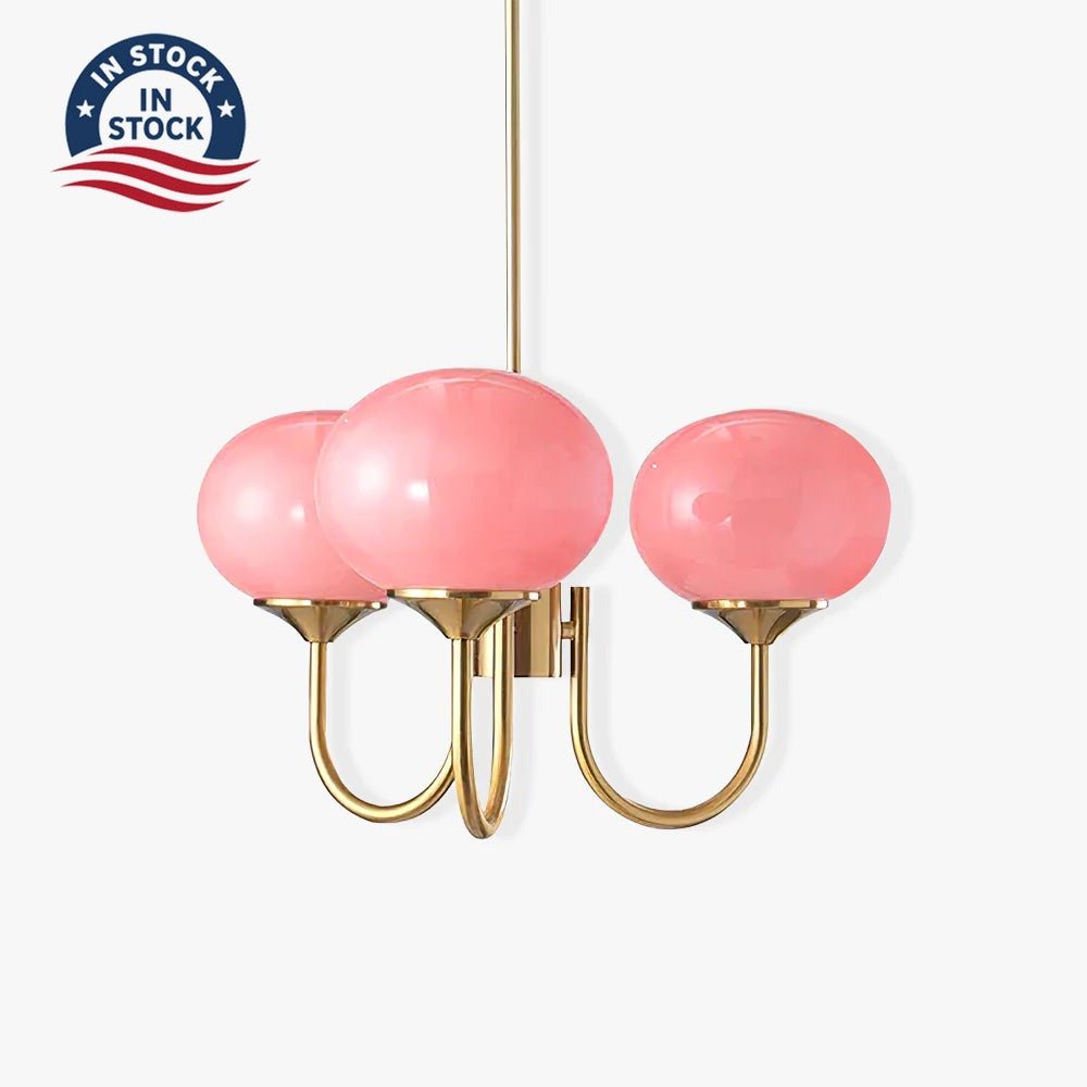Modern Glass Globe Chandelier