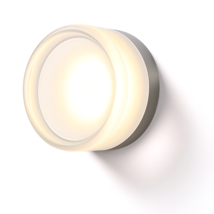 Minimalist Wall Light with Recessed Diffuser