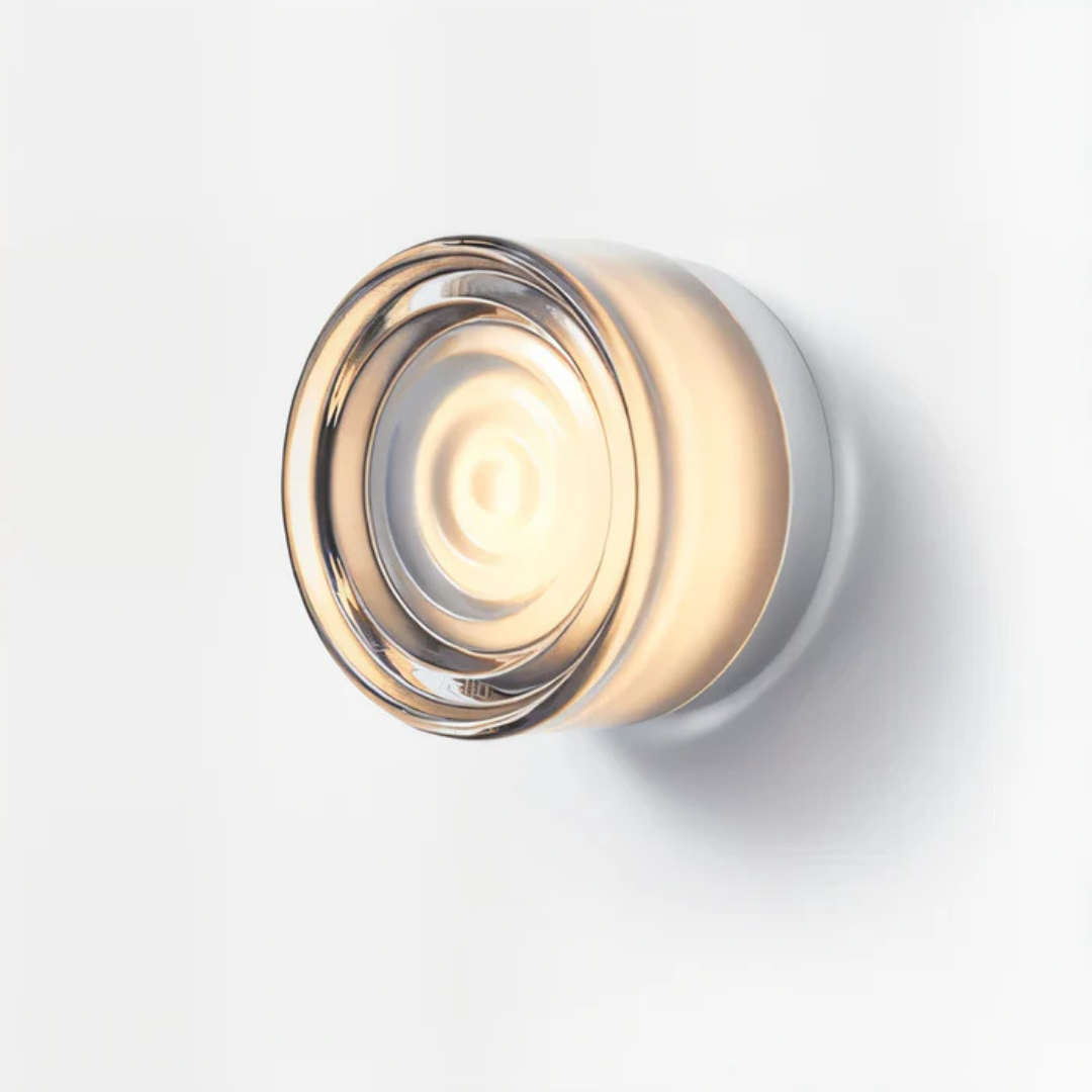 Minimalist Wall Light with Recessed Diffuser