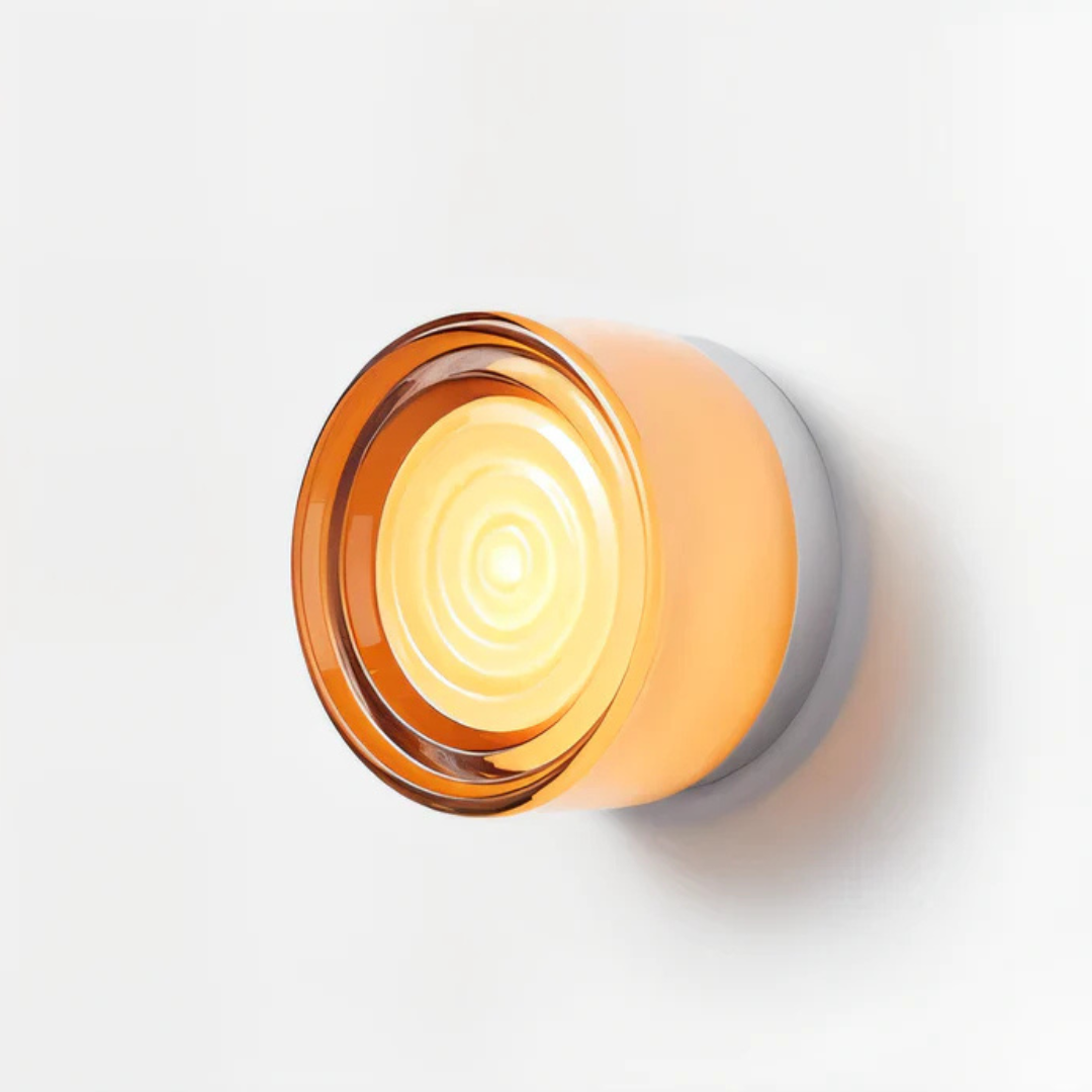 Minimalist Wall Light with Recessed Diffuser