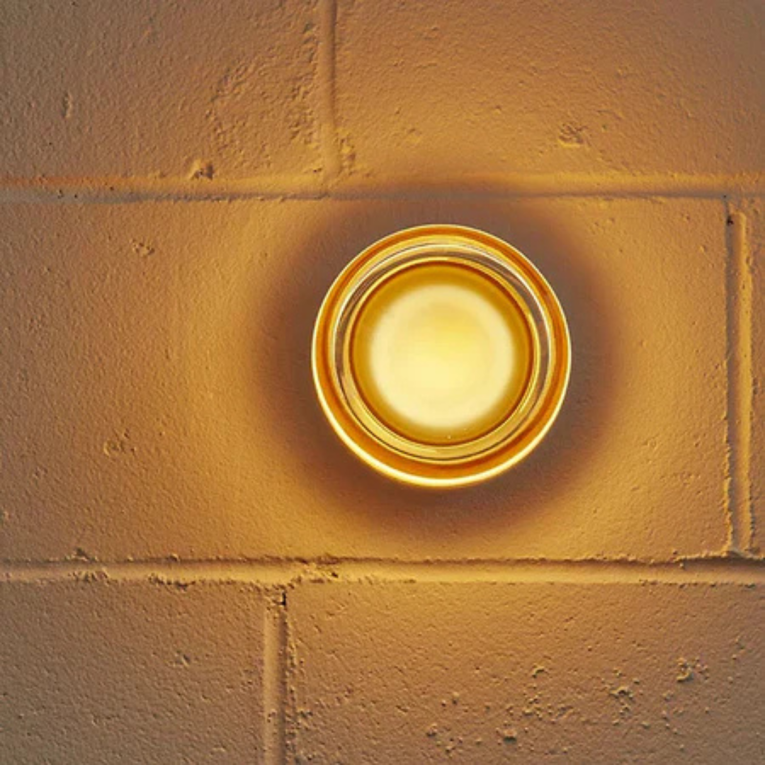 Minimalist Wall Light with Recessed Diffuser