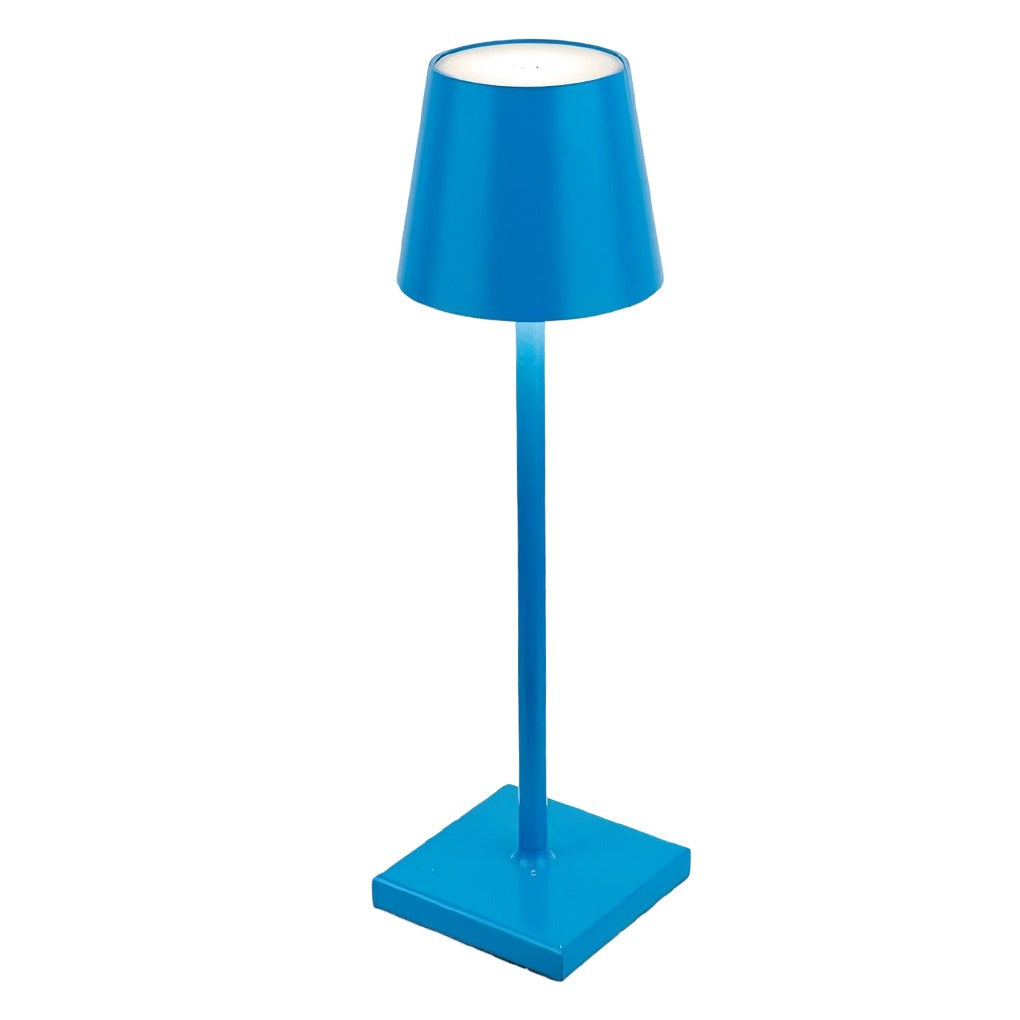 Rechargeable Bistro Table Lamp — Cordless Aluminum Lamp, 6 Colors