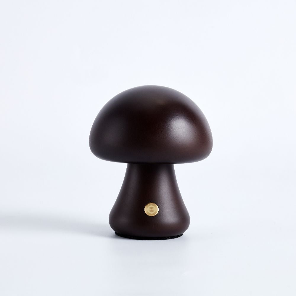 Juniper Wooden Mushroom Table Lamp