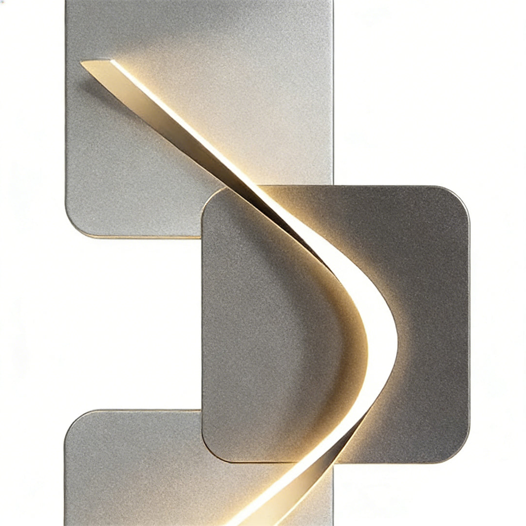 Tide Geometric Backlit LED Wall Art Light