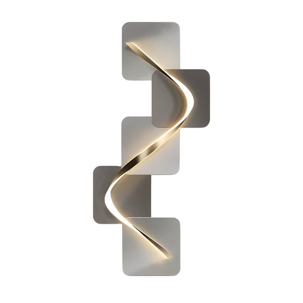 Tide Geometric Backlit LED Wall Art Light – view 3