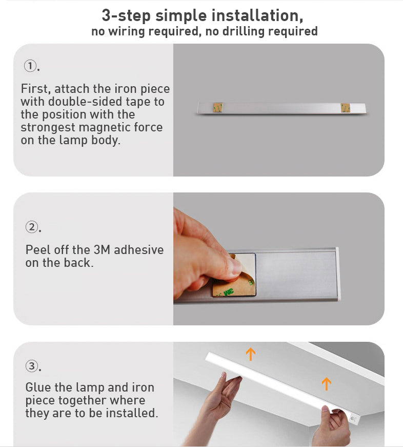 Portland Wireless Motion Sensor Under Cabinet Light